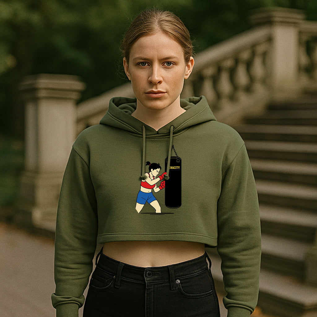 Tenacity - Crop Hoodie (Free Shipping)